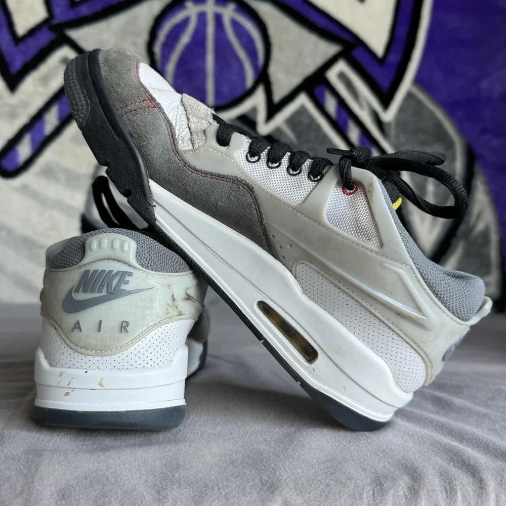 Size 8.5 - Nike Air Jordan 4 RM PRM Shoes White Black Fire Red IB8052-100